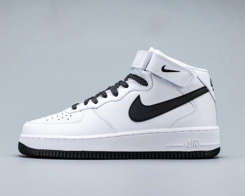 Wmns Nike Air Force 1 Mid 07 LV8 White Black Running Shoes 366731-808 -  Febshoe