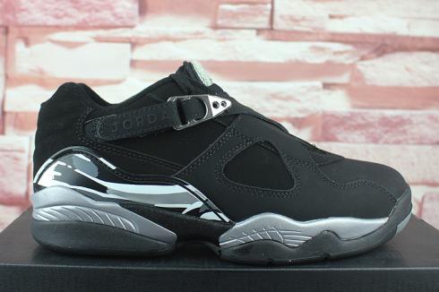 Nike Air Jordan Retro 8 Low Black Grey 
