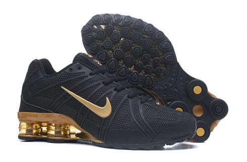 Nike Air Shox OZ TPU Men Running shoes Black Gold - Febshoe