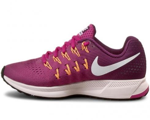 Nike Air Zoom Pegasus 33 Pink Purple Womens Running Shoes 831356-602 -  Febshoe