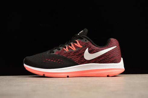 Nike Zoom Winflo 4 Crimson Black Orange Red Training Athletic Sneaker  898485-006 - Febshoe