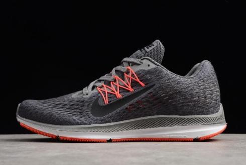 Nike Zoom Winflo 5 Dark Grey Black Red Mens Running Shoes AA7406 006 -  Febshoe