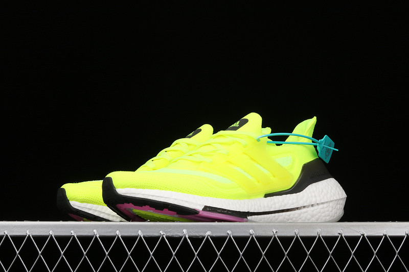 Adidas Ultra Boost 2021 Solar Yellow Cloud White Screaming Pink FY0373 -  Febshoe