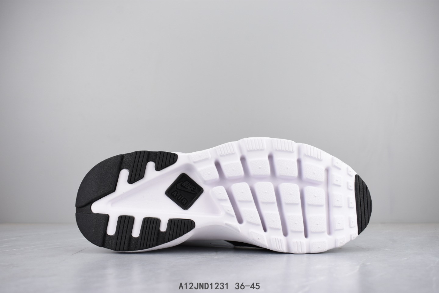 Nike Air Huarache Run Ultra Suede ID White Black Grey 829669-555 - Febshoe