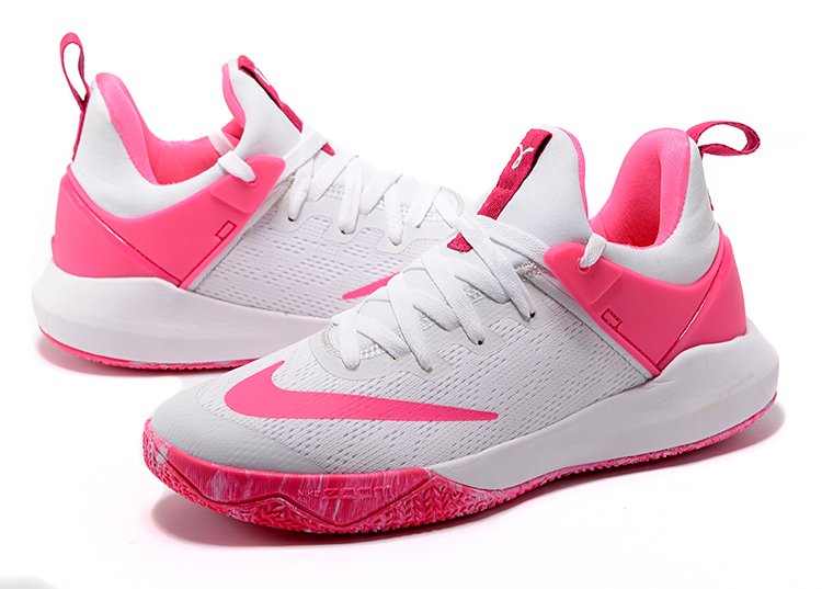 Nike Zoom Shift Men Basketball Shoes White Pink 897653 - Febshoe